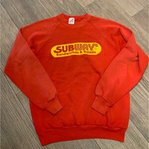 VINTAGE 80s Subway sweatshirt